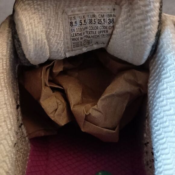 Skechers D'lites Grey White Sporty Memory Foam Sneakers Womens Sz 8.5 PRE-OWNED - Picture 5 of 6